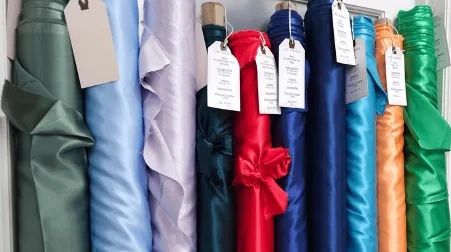 gamis satin polos